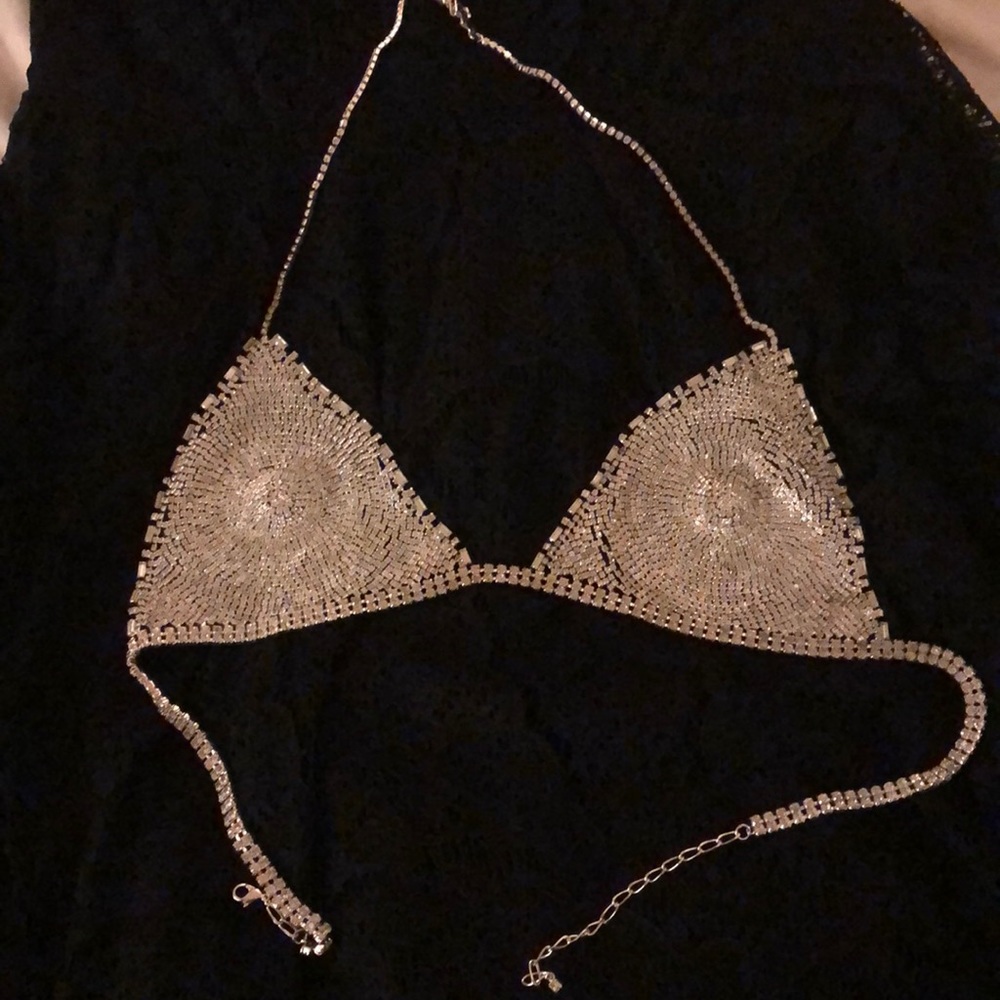 Swarovski diamanté bra/bikini top!